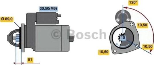 BOSCH 0 986 022 400 Starter