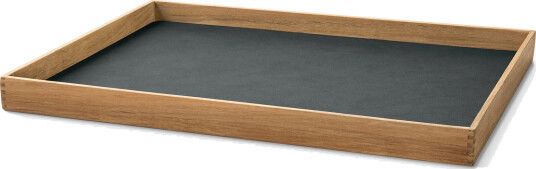 LIND DNA Even teakbrett square L Nupo antthracite