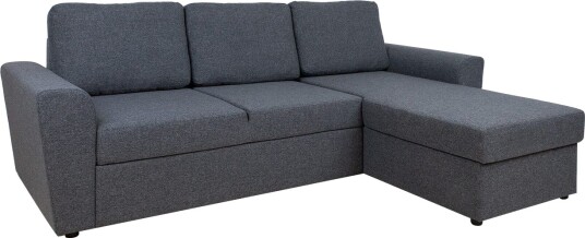 Hjørnesovesofa Tjörnö Mørk grå