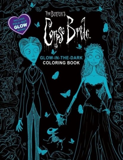 Tim Burton's Corpse Bride Glow in the Dark Coloring Book