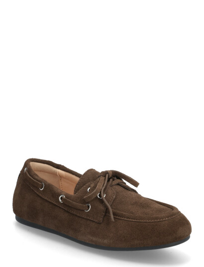 Bianco Biamarlene Boat Shoe Suede Brown 36