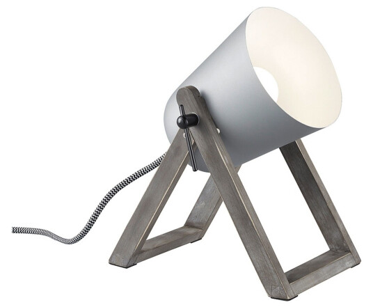 Trio Lighting Marc Bordlampe E27 Grå Trio Lighting Marc Bordlampe E27 Grå