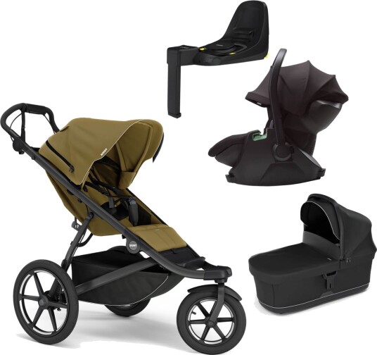 Thule Vognpakke Urban Glide 3 Nutria Inkl. Maple Black + Base Alfi