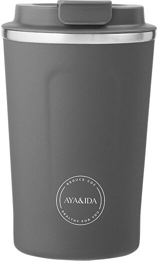AYA&IDA Termokrus Rustfritt Stål Mørk Grå 380 ml