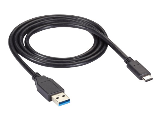 BLACK BOX USB type C-kabel - USB-type A til 24 pin USB-C - 1 m