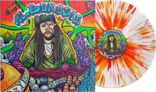 Alborosie Dub Pirate White Orange Splatter Vinyl