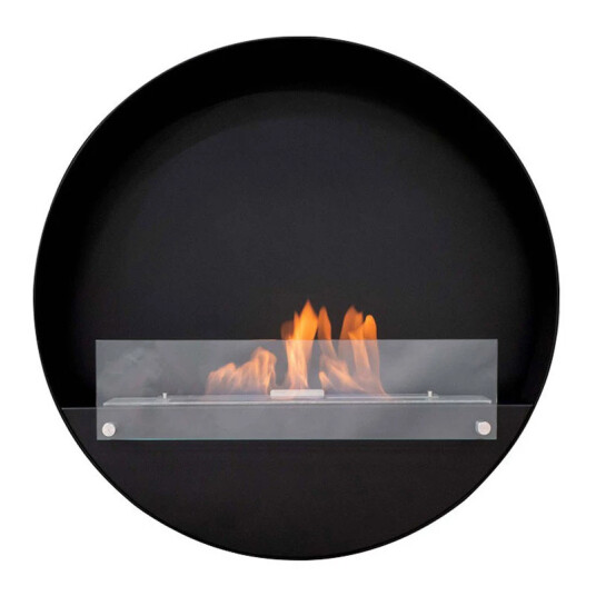 Scandiflames Delaware XL rund biopeis 80 cm sort Svart Scandiflames Delaware XL rund biopeis 80 cm sort Svart
