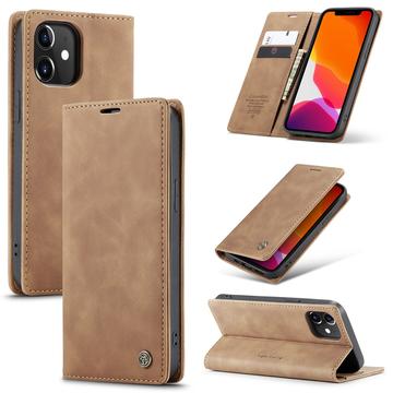 iPhone 12/12 Pro Caseme 013 Series Lommebok-deksel Brun