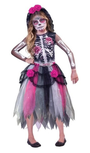 Boland Traciks Day Of The Dead Spirit Kostume AM9903416 Boland Traciks Day Of The Dead Spirit Kostume AM9903416