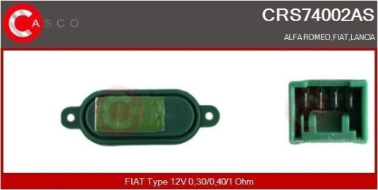 CASCO CRS74002AS Motstand, kupévifte CASCO CRS74002AS Motstand, kupévifte