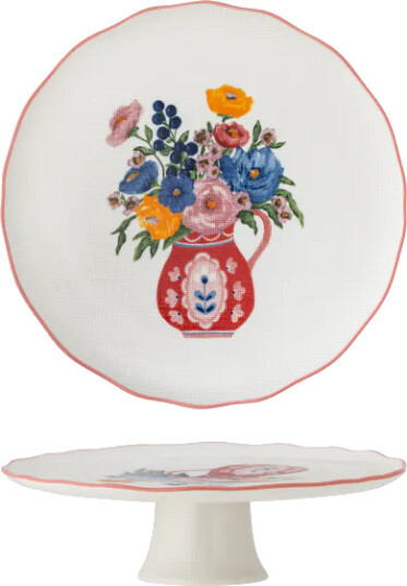 Bloomingville   Dorothy kakefat 28x9 cm rosa