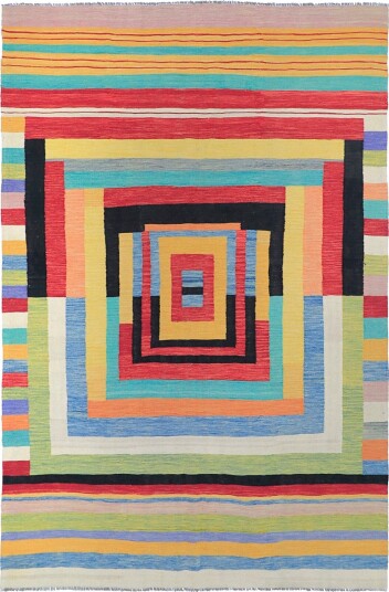Orientalsk Teppe   Kelim Hand Woven   201 x 299 cm Størrelse: 201 x 299 cm