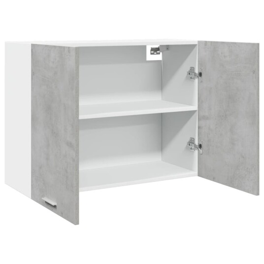 Hengende skap betonggrå 80x31x60 cm sponplate 8721158436344