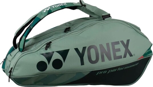 Yonex Pro Racket Bag x9 Olive Green Yonex Pro Racket Bag x9 Olive Green