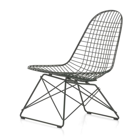 Vitra Vitra Wire LKR Lenestol Mørkegrønn Vitra Vitra Wire LKR Lenestol Mørkegrønn