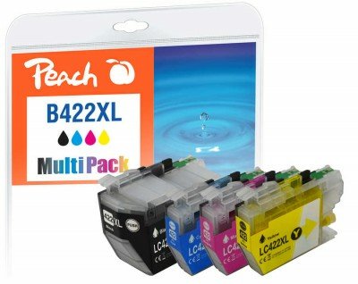 Peach Pi500-383 Høyt (Xl) Utbytte Sort Cyan Fiolblå Gult 60 Ml 20 Ml 4 Stykker Multipakke