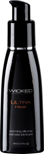 Wicked Ultra Heat Varmende Silikon Glidemiddel 60 ml Svart Wicked Ultra Heat Varmende Silikon Glidemiddel 60 ml Svart