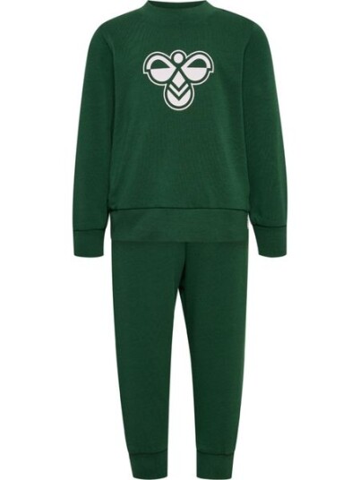 Hummel Bee mini jersey joggedress - dark green Hummel Bee mini jersey joggedress - dark green