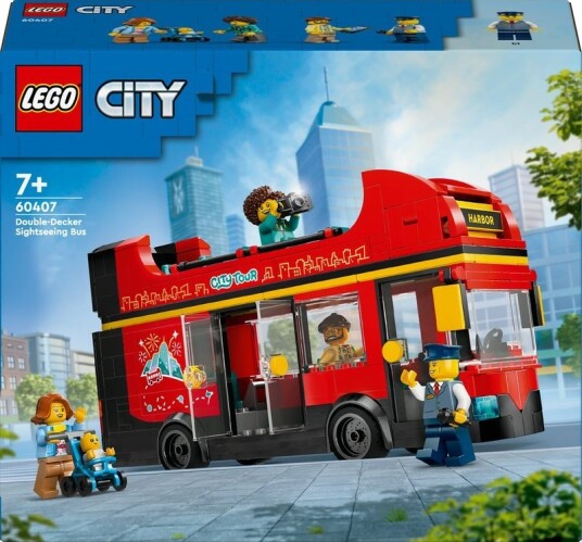 LEGO City - Rød dobbeltdekker-turistbuss 60407