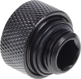 Alphacool Eiszapfen hardtube fitting svart matt 17377 Alphacool Eiszapfen hardtube fitting svart matt 17377