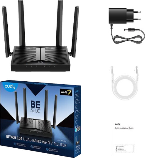Cudy WR3600H 2.5G WiFi 7 Router BE3600 