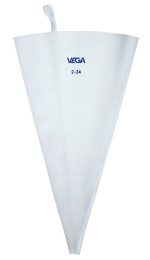 VEGA Kremsprøytepose Finito i silikon 34 cm (L) Hvit