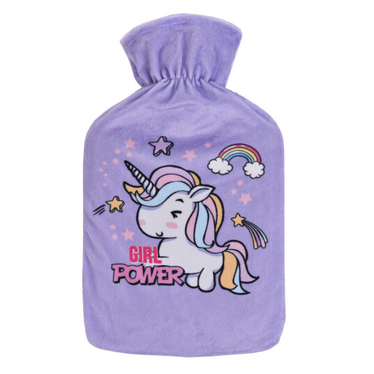 Varmtvannsflaske TAKECARE Unicorn Girl Power 1 ltr.