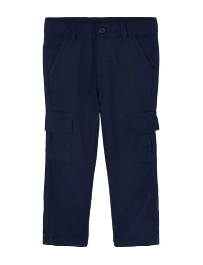 Boboli Linen Trousers For Boy  Bci Navy 86