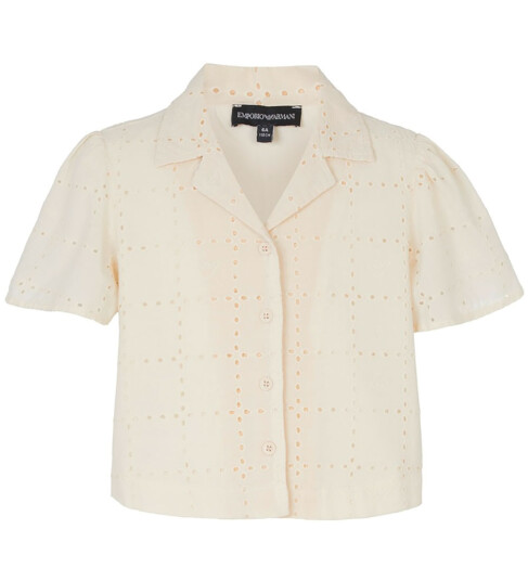 Giorgio Armani Emporio Armani Skjorte Sandskall Emporio Armani 8 år 128 Skjorte K/E Beige