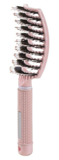 Yuaia Haircare Curved Paddle Brush Pink