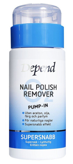 Depend O2 Nail Polish Remover Pump-In 125 ml Depend O2 Nail Polish Remover Pump-In 125 ml