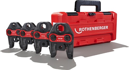 Rothenberger Standard Pressbakke sett, SV-profil, VVS-utstyr