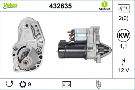 VALEO 432635 Starter VALEO 432635 Starter