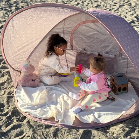 Pop Up UV Telt Sandy XL Palm Trees Pink UV50+