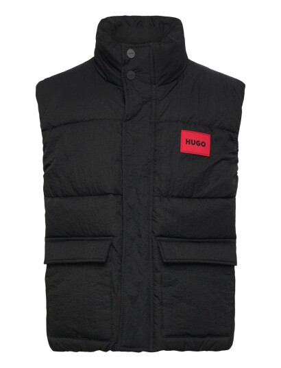 Hugo Kids Puffer Jacket Sleeveless Black 138 Hugo Kids Puffer Jacket Sleeveless Black 138