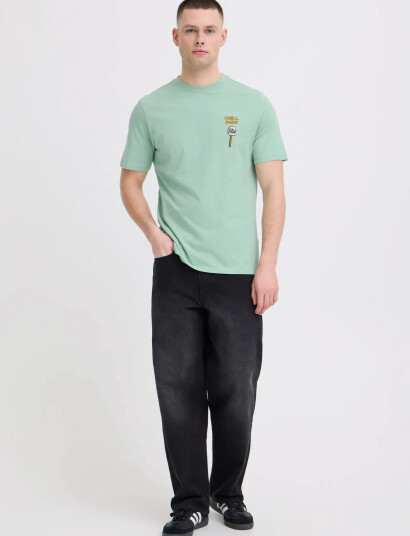 Blend Bhkameron Funny Emb S/S Tee Green XL