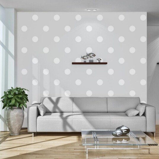 Fototapet Cheerful Polka Dots 300x210 - Artgeist sp. z o. o.