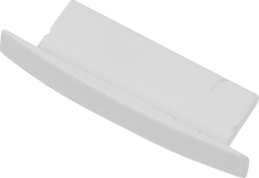 Ansell Lighting endestykke uten hull 9,7x30,6 mm hvit