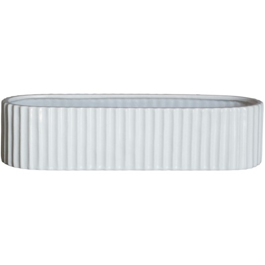 DBKD Stripe adventslysestake 7 cm i sandy white DBKD Stripe adventslysestake 7 cm i sandy white