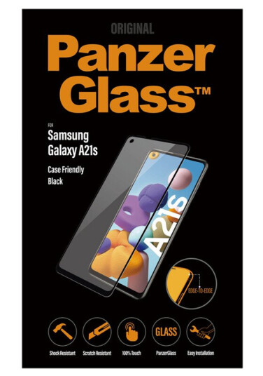PANZERGLASS CASE FRIENDLY SAMSUNG GALAXY A21S SKJERMBESKYTTER, SVART