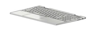 HP TOP COVER NSV DSC W KB NSV BL