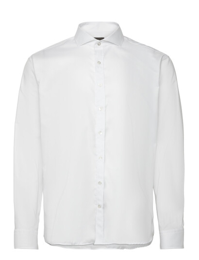 Oscar Jacobson Reg Fit Cut Away Non Iron Twill - White - 41