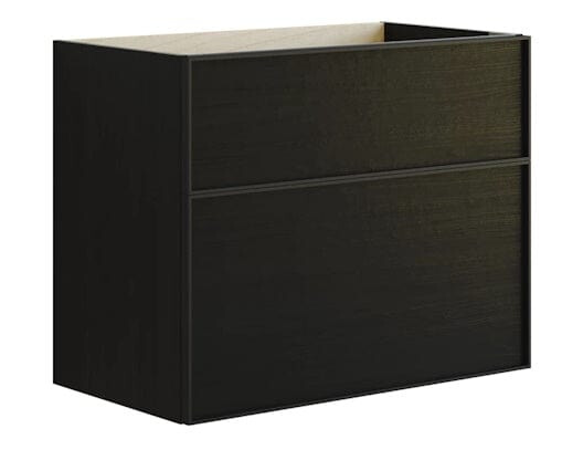 Dansani Inzo Alu-ramme Svart Servantskap med Ekstra Stor Underskuff eik / 80cm DA-M14-8050