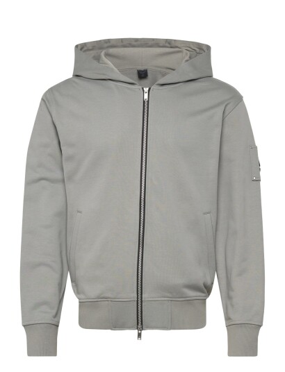 Moose Knuckles Hartsfield Zip Up   Grey   M