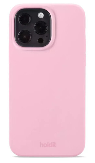 Holdit iPhone 13 Pro Soft Touch Silikon Deksel - Pink