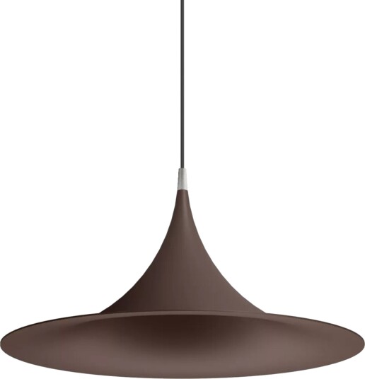 Linea Light Morgana Taklampe Ø47 Nikkel/ Mørkebrun