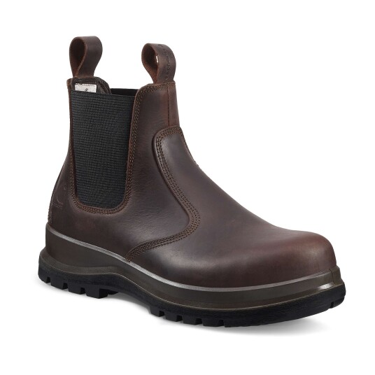 Carhartt Carter Chelsea Boot with steel cap Men"s Dark Brown 42 36 Carhartt Carter Chelsea Boot with steel cap Men"s Dark Brown 42 36