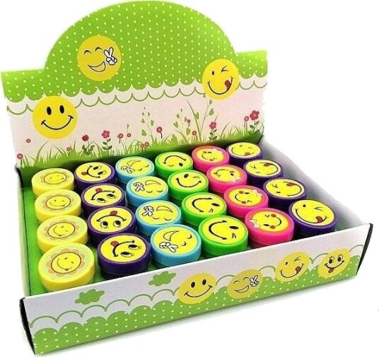 Adar Smiley Stempler 24 Stk
