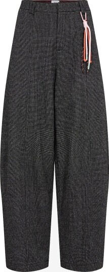 Nümph Nuroki Barrel Pants - DARK GREY MELANGE - 34