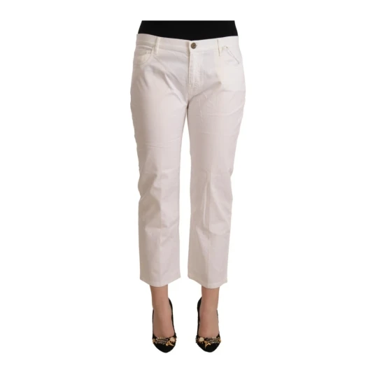 L'Autre Chose Dame Jeans Hvit M,